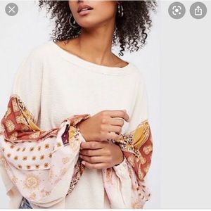 free people blossom thermal pink xs